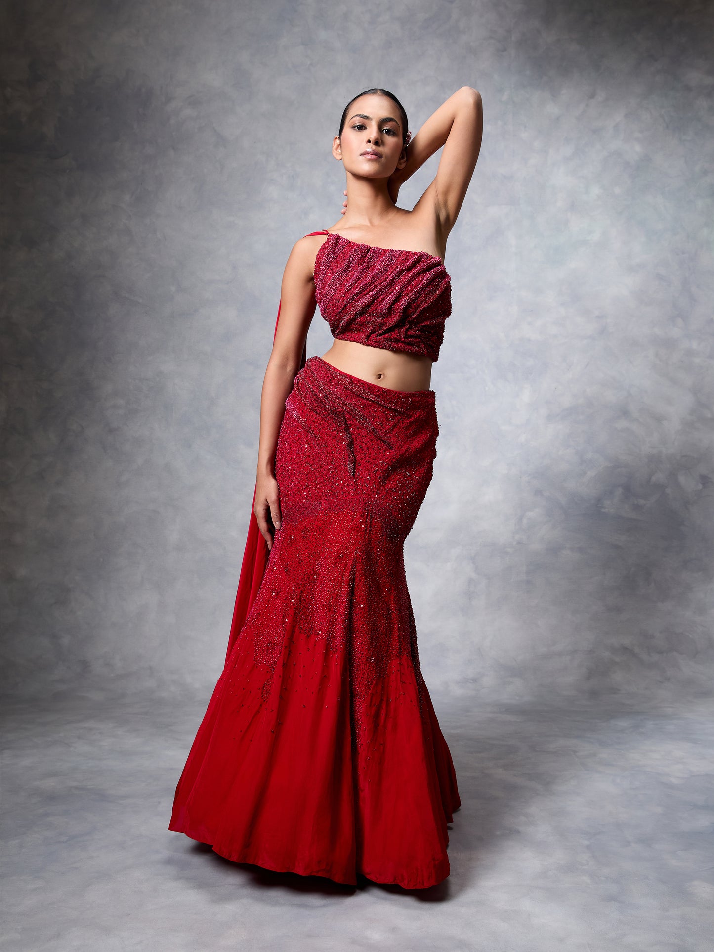 The Sculpted Lehenga Set