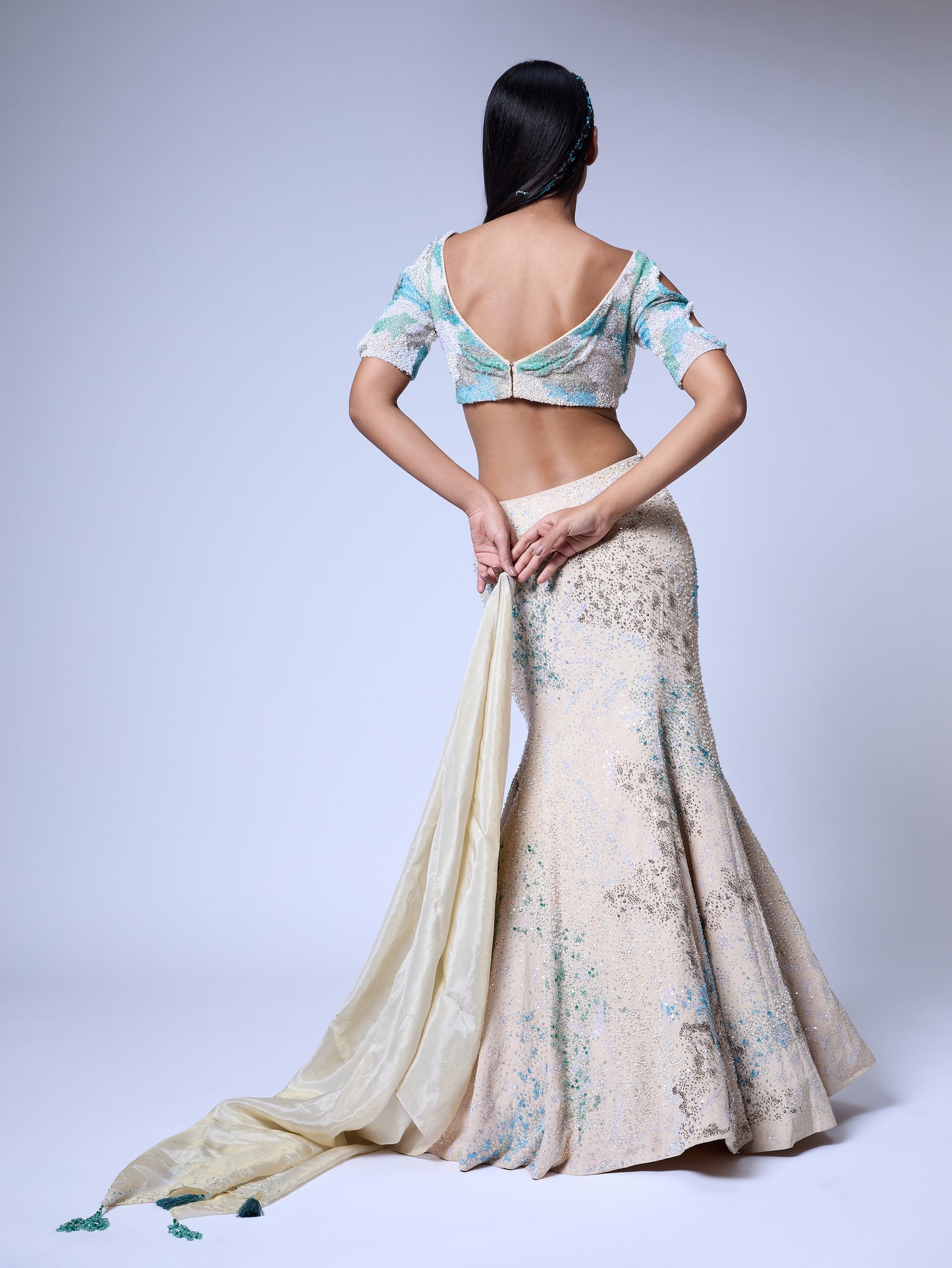 The Grain Lehenga Set
