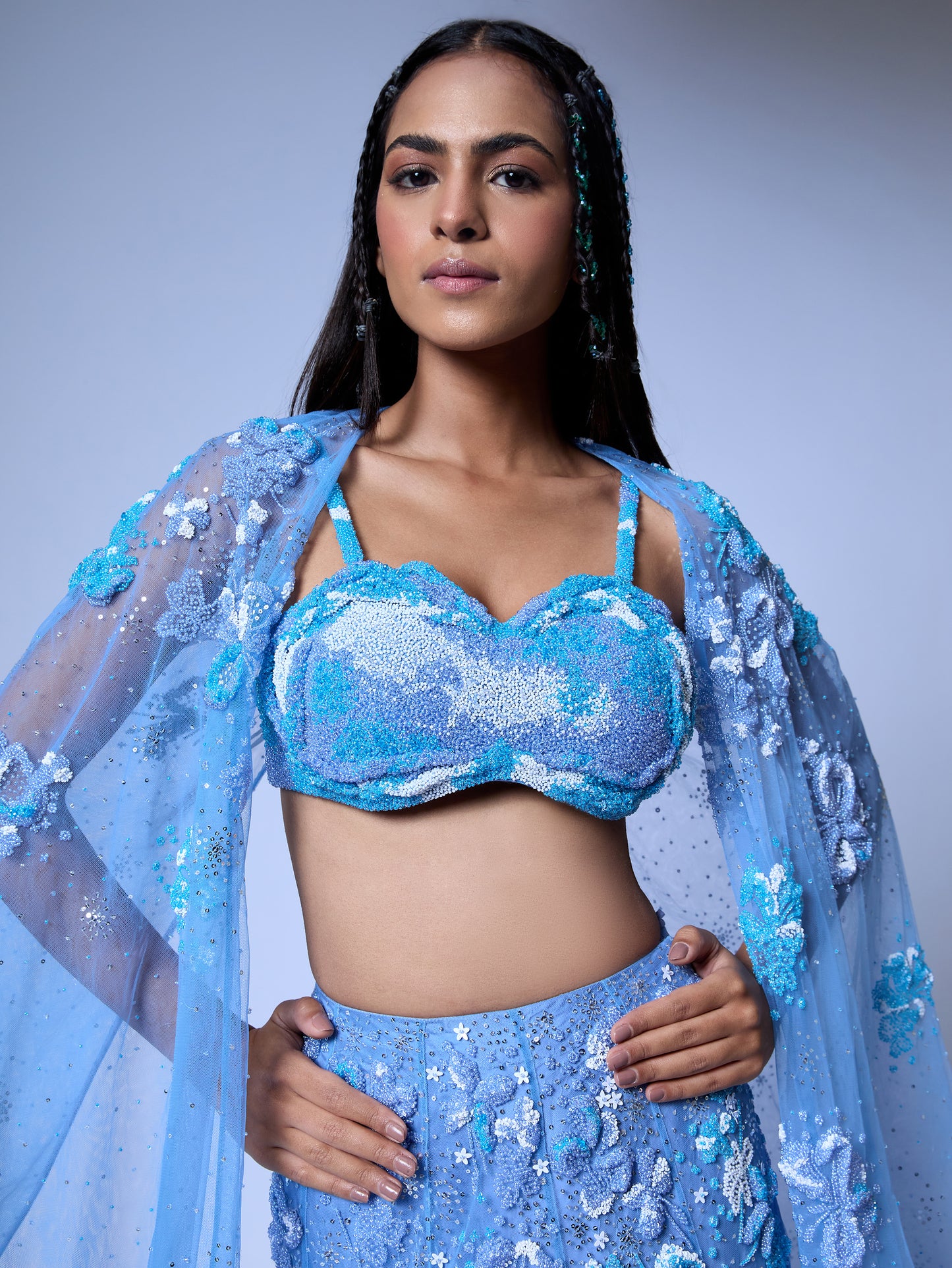 The Floral Burst Lehenga Set