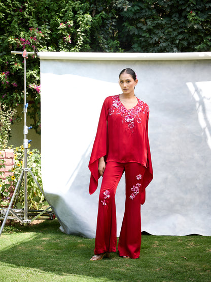 The Floral Burst Draped Set