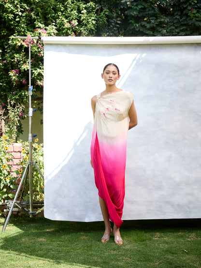The Scatter Draped Dress