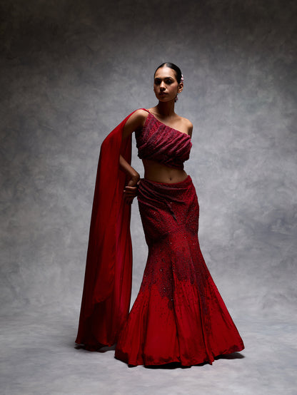 The Sculpted Lehenga Set
