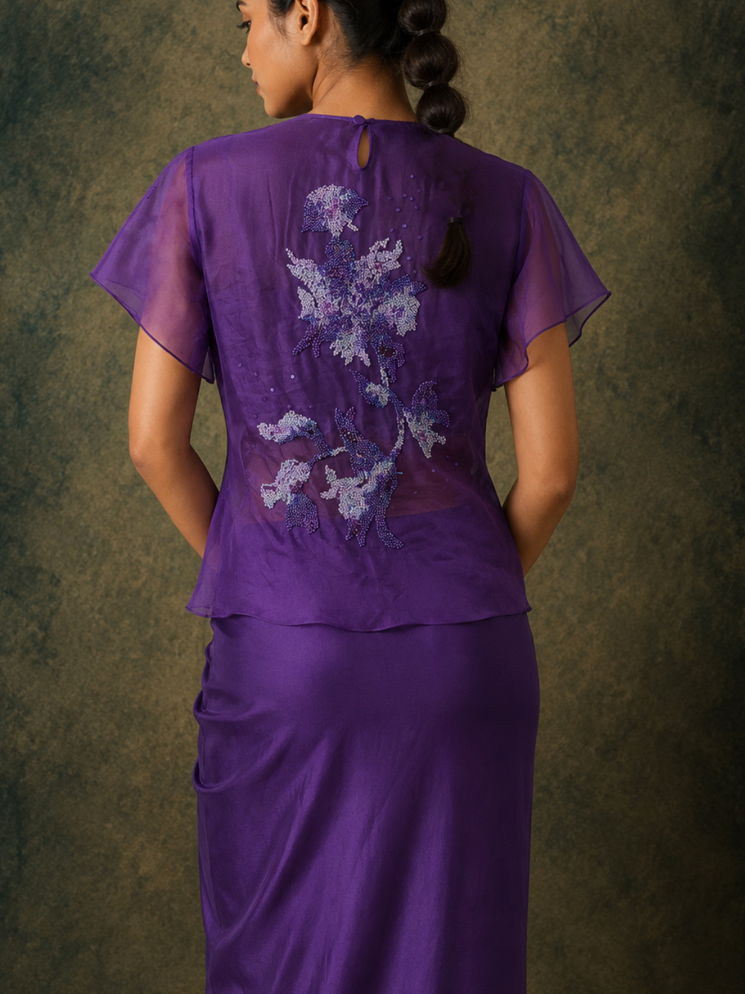 The Reverie Bodice Set (Amethyst)