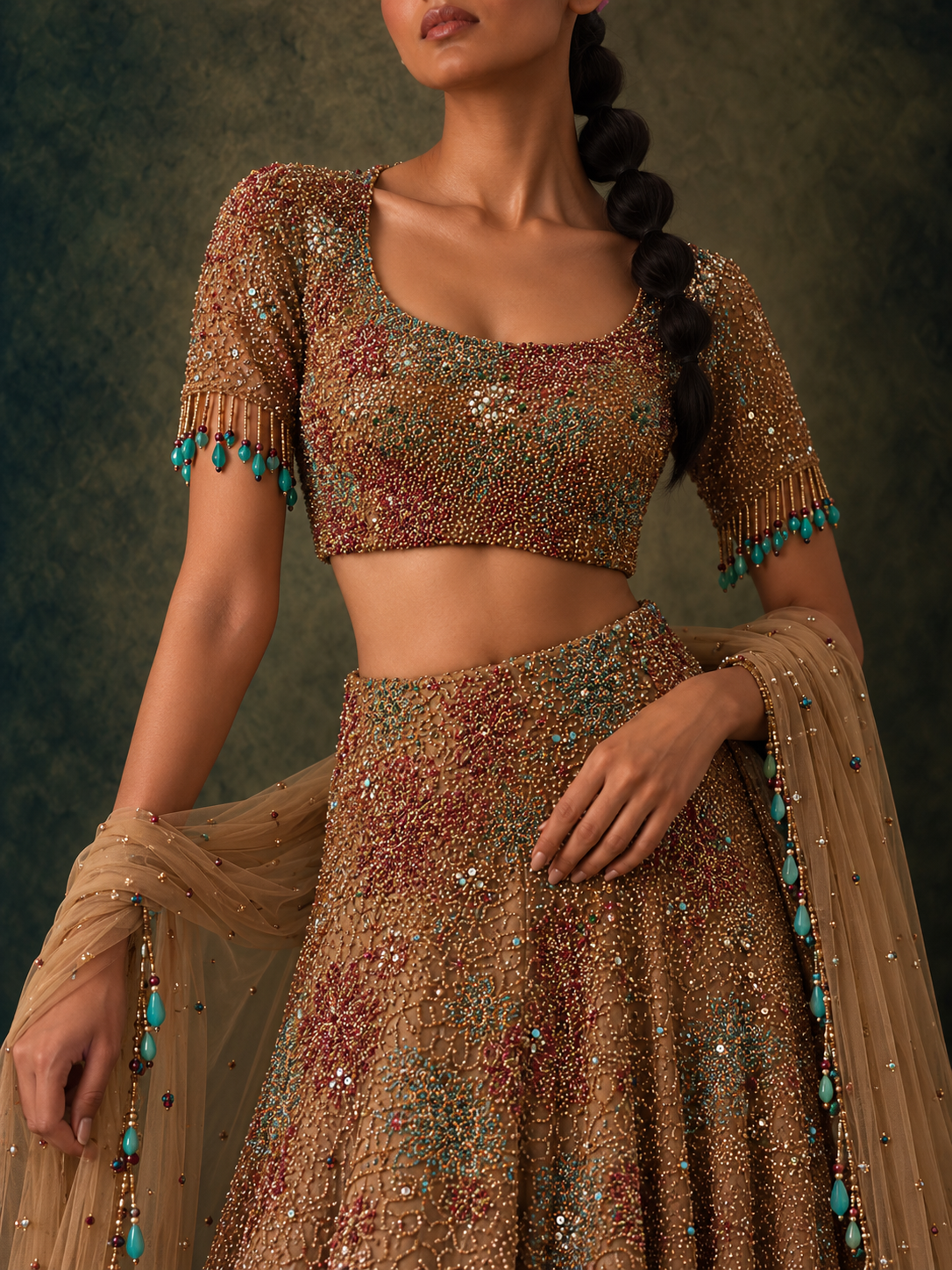 The Celeste Lehenga Set