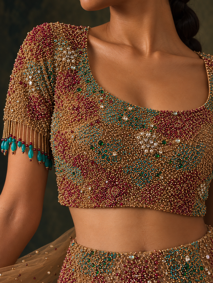 The Celeste Lehenga Set
