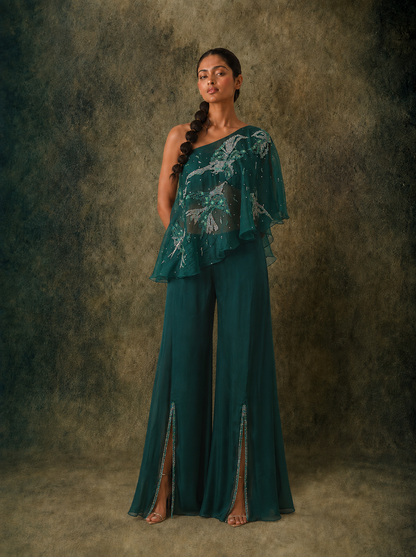 The Canopy One-Shoulder Cape