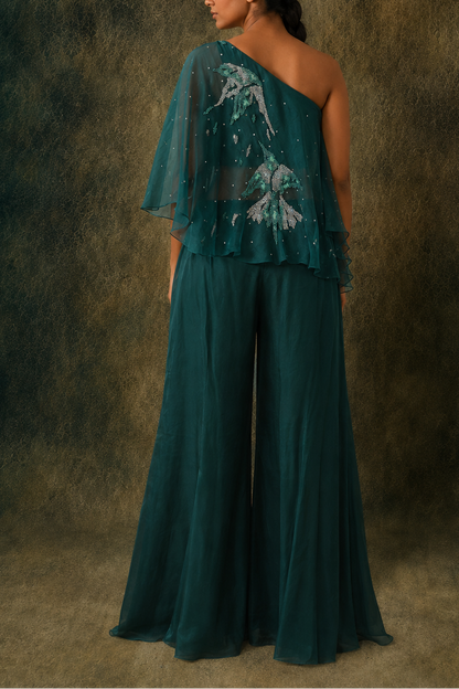 The Canopy One-Shoulder Cape