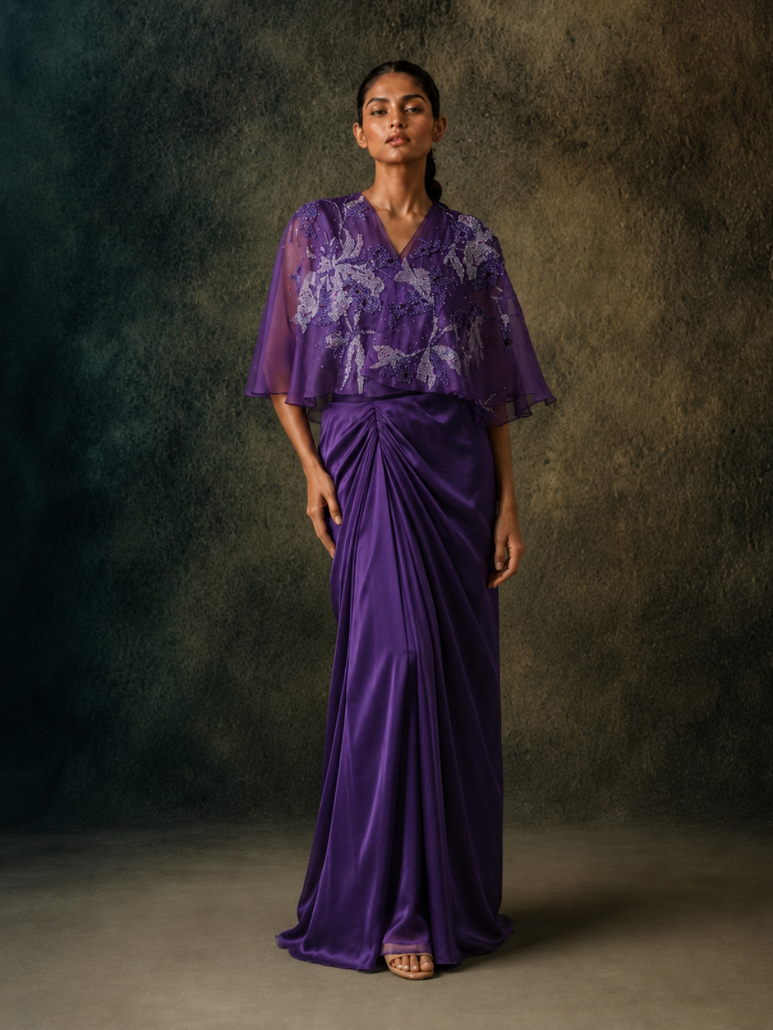 The Sway Cape Set (Amethyst)