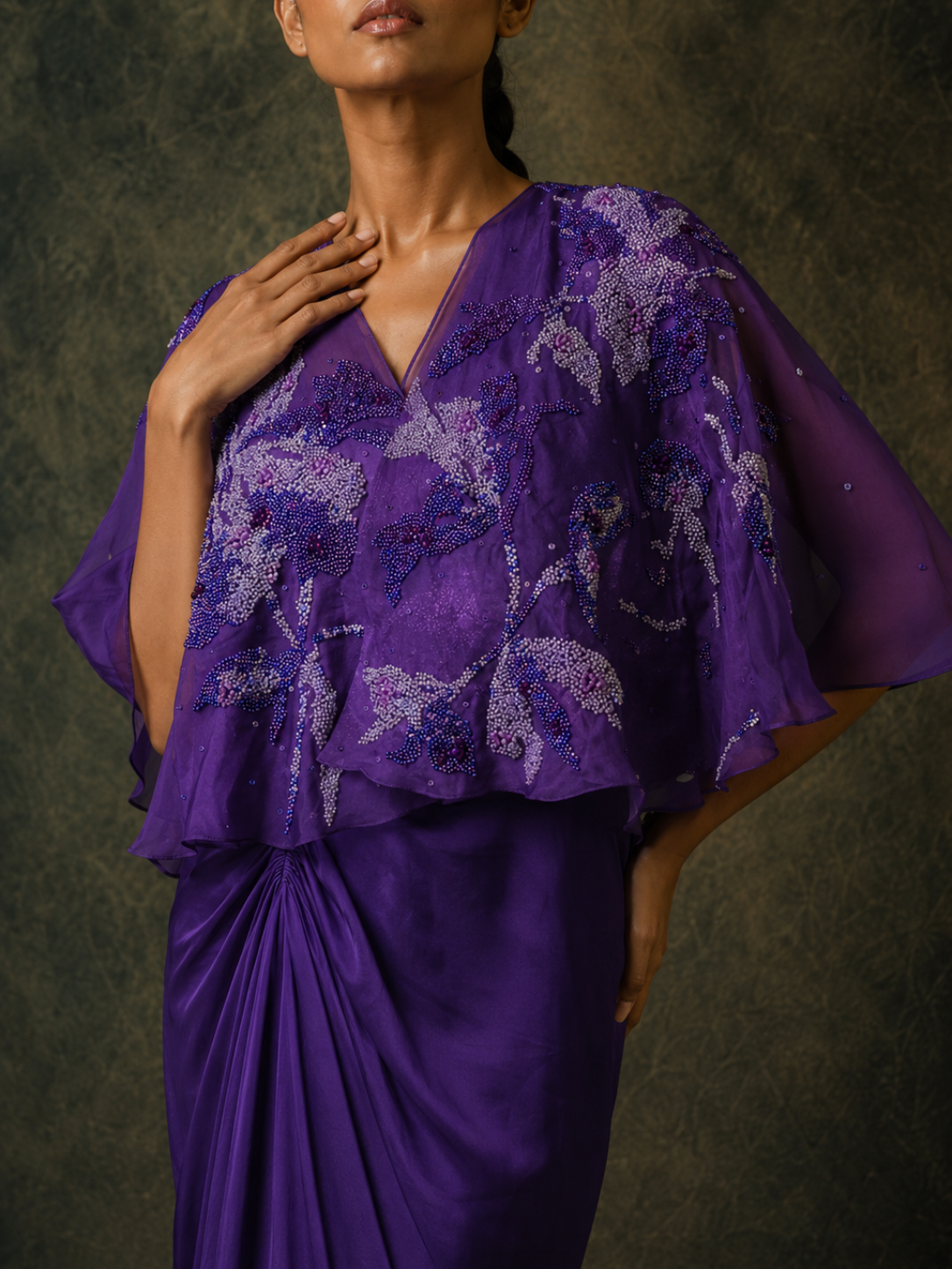 The Sway Cape Set (Amethyst)
