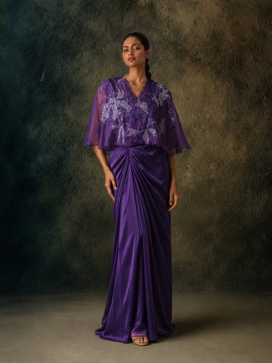 The Sway Cape Set (Amethyst)