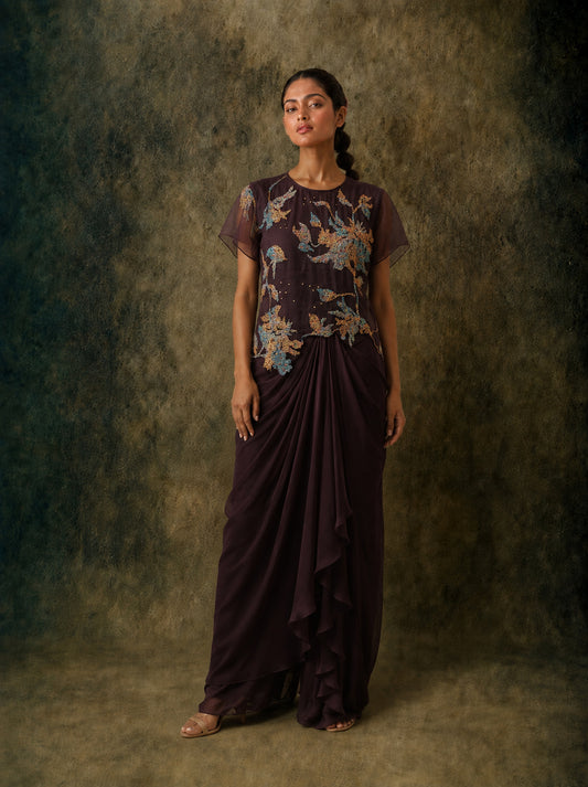 The Reverie Bodice Set (Mahogany)
