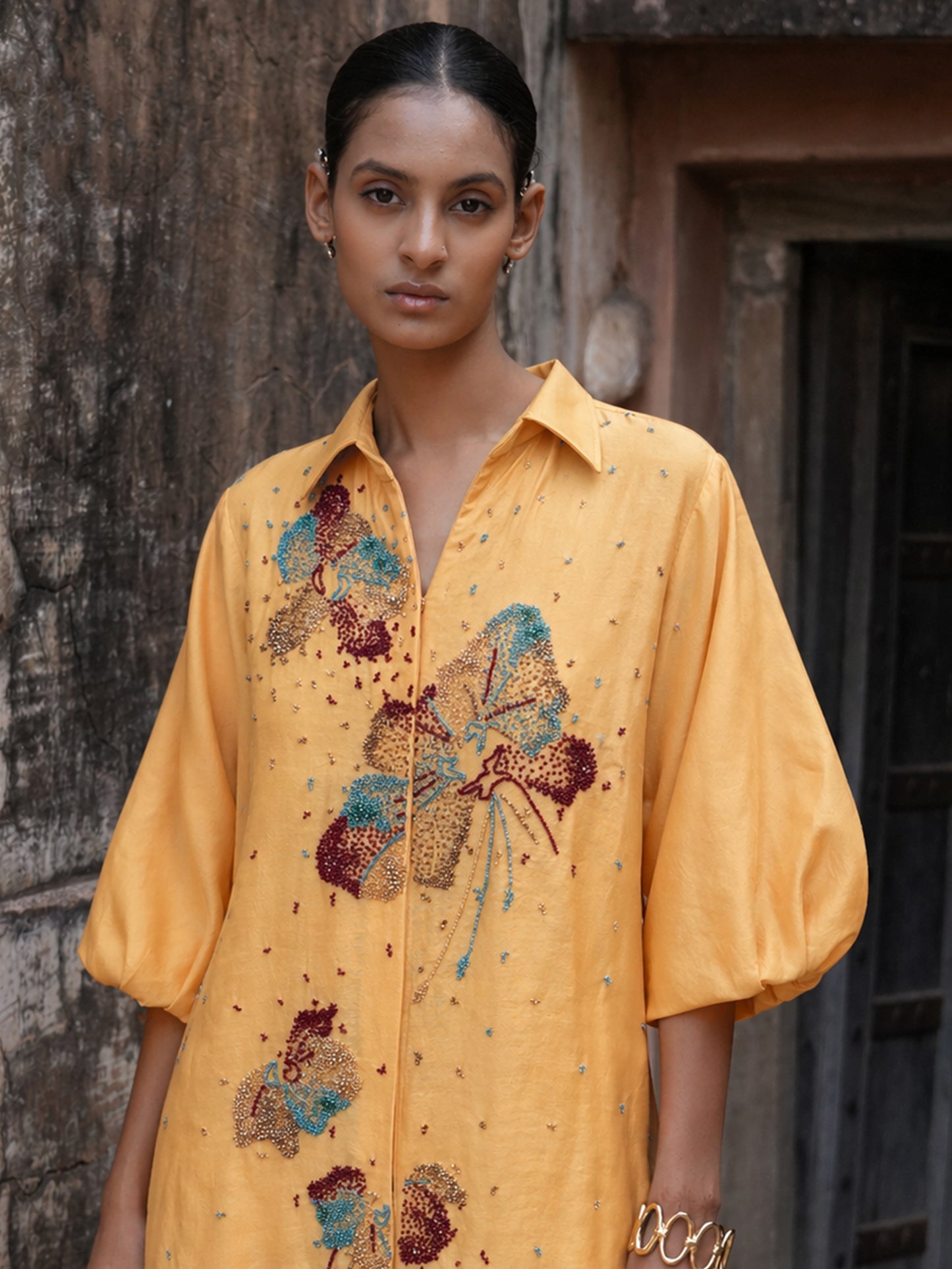 The Crystalline Shirt Dress