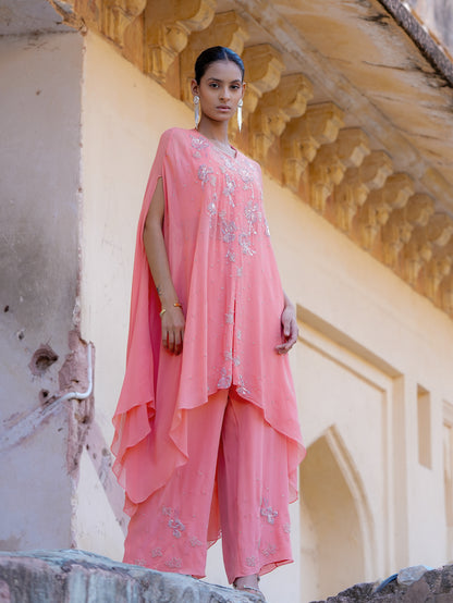 The Fleur Cape Set (peach)