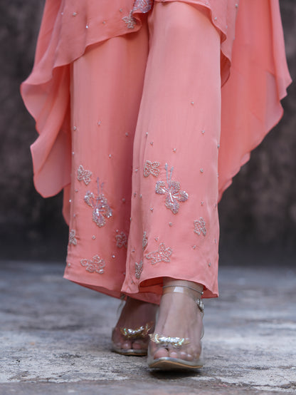 The Fleur Cape Set (peach)