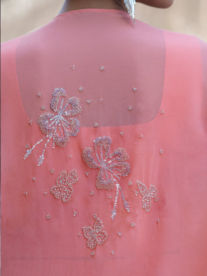 The Fleur Cape Set (peach)