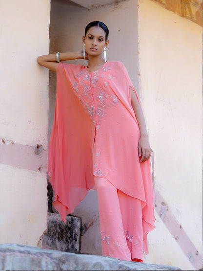 The Fleur Cape Set (peach)