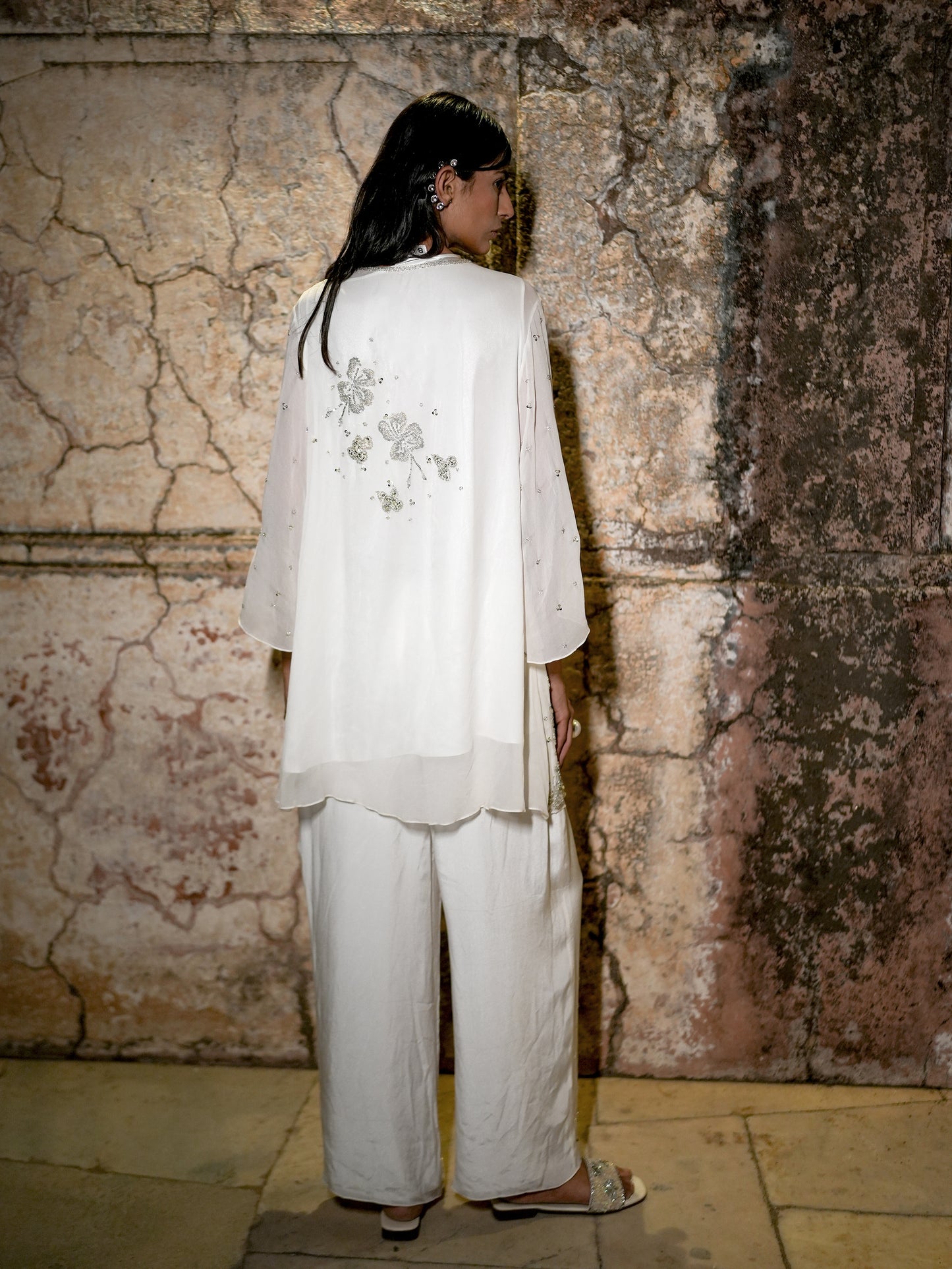 The Fleur Kurta Set (Ivory)