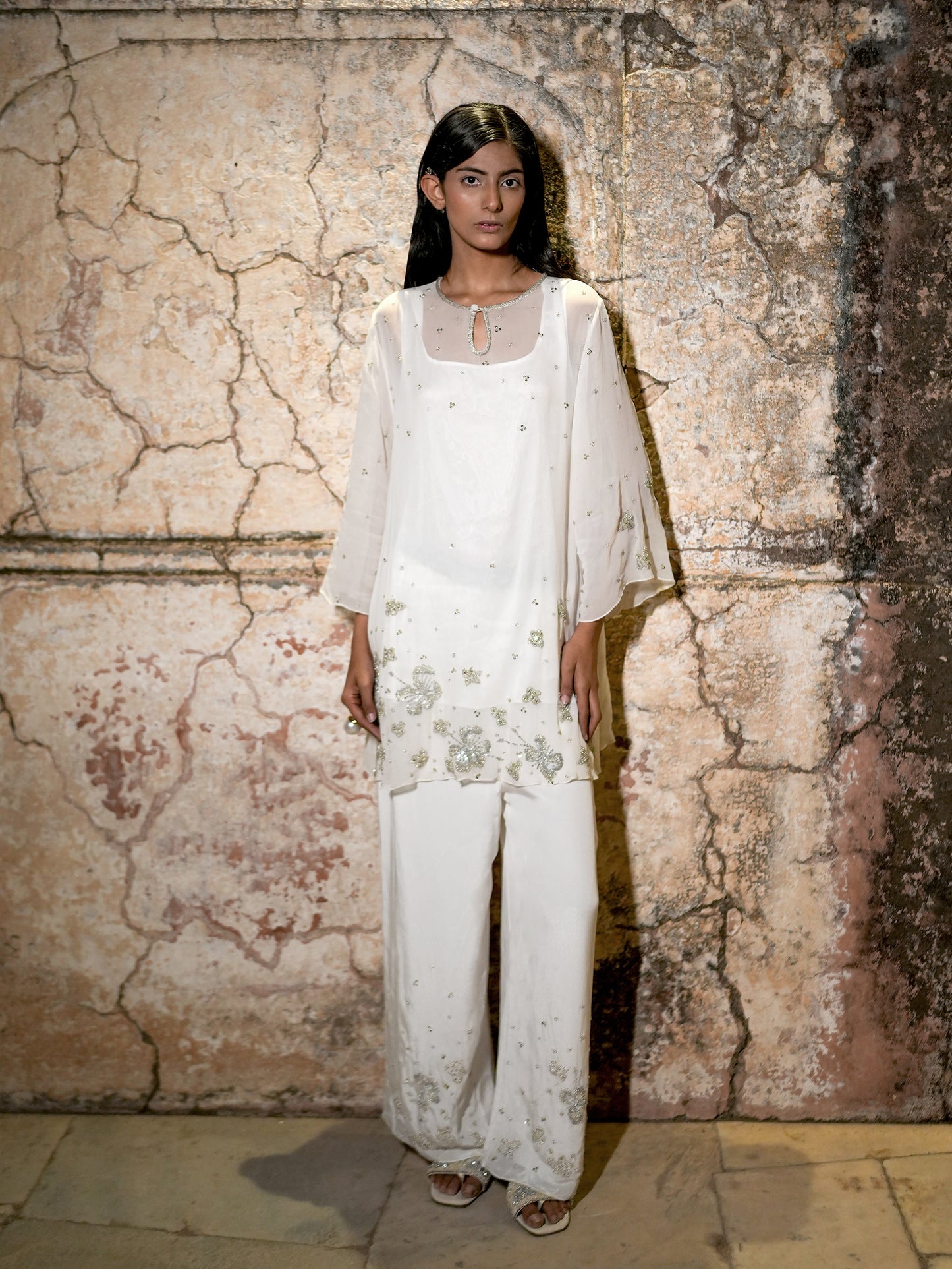 The Fleur Kurta Set (Ivory)