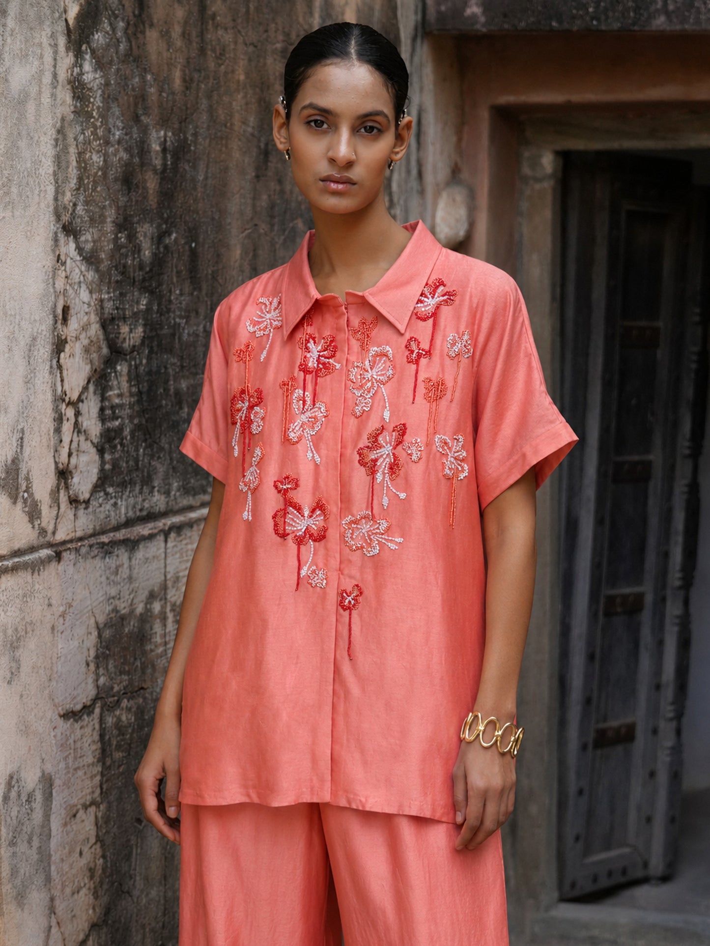The Fleur Shirt Set