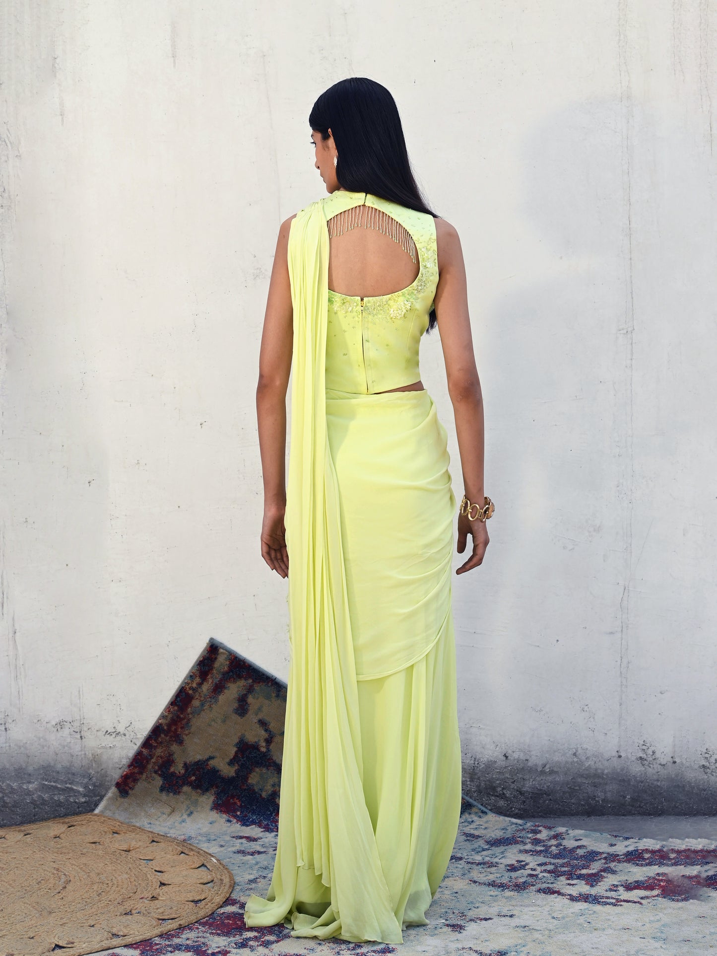 The Verdant Saree Set