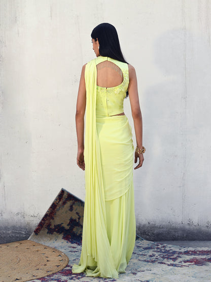 The Verdant Saree Set