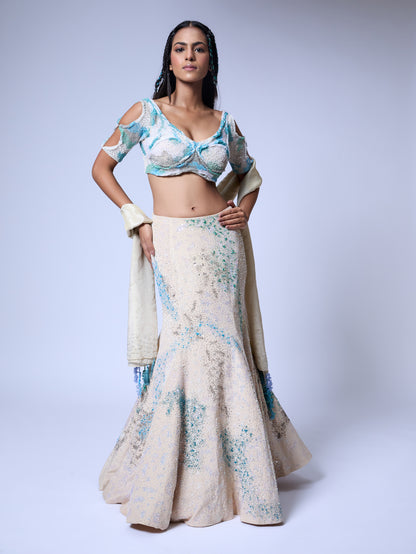 The Grain Lehenga Set